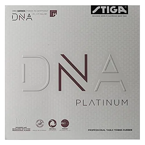 STIGA DNA Platinum XH extra hard table tennis rubber, red