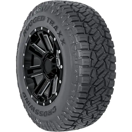 Crosswind Rugged Traxx all-terrain tire with aggressive sidewall and tread